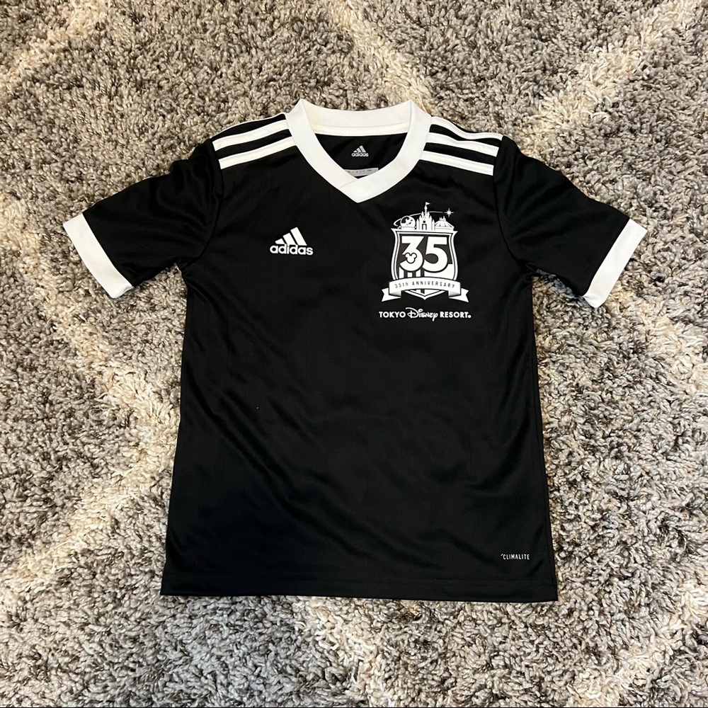 Tokyo Disneyland 35th Anniversary Boys Adidas Dri-Fit Shirt